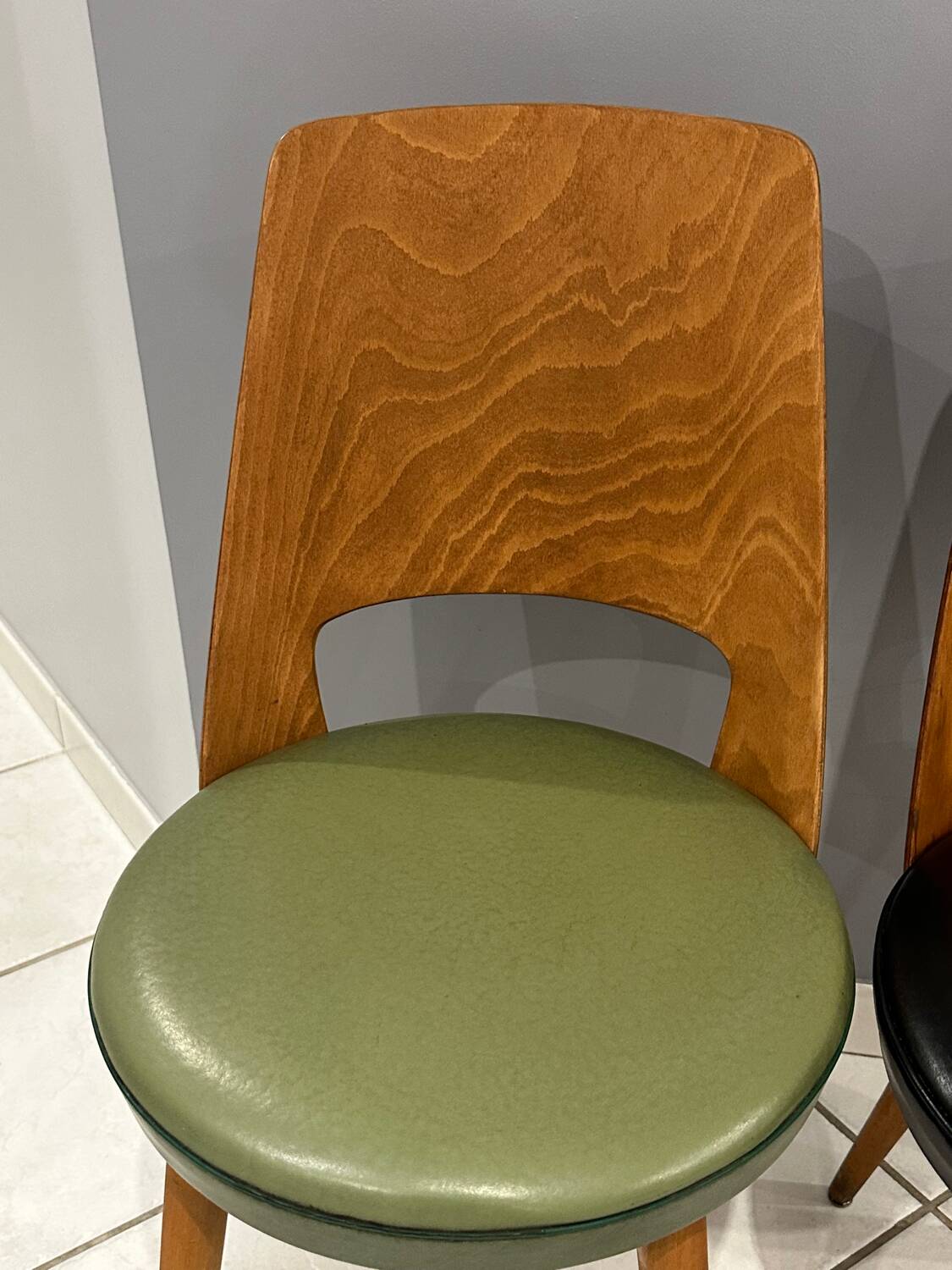 Set of 4 Baumann Mondor Bistro Chairs 1960