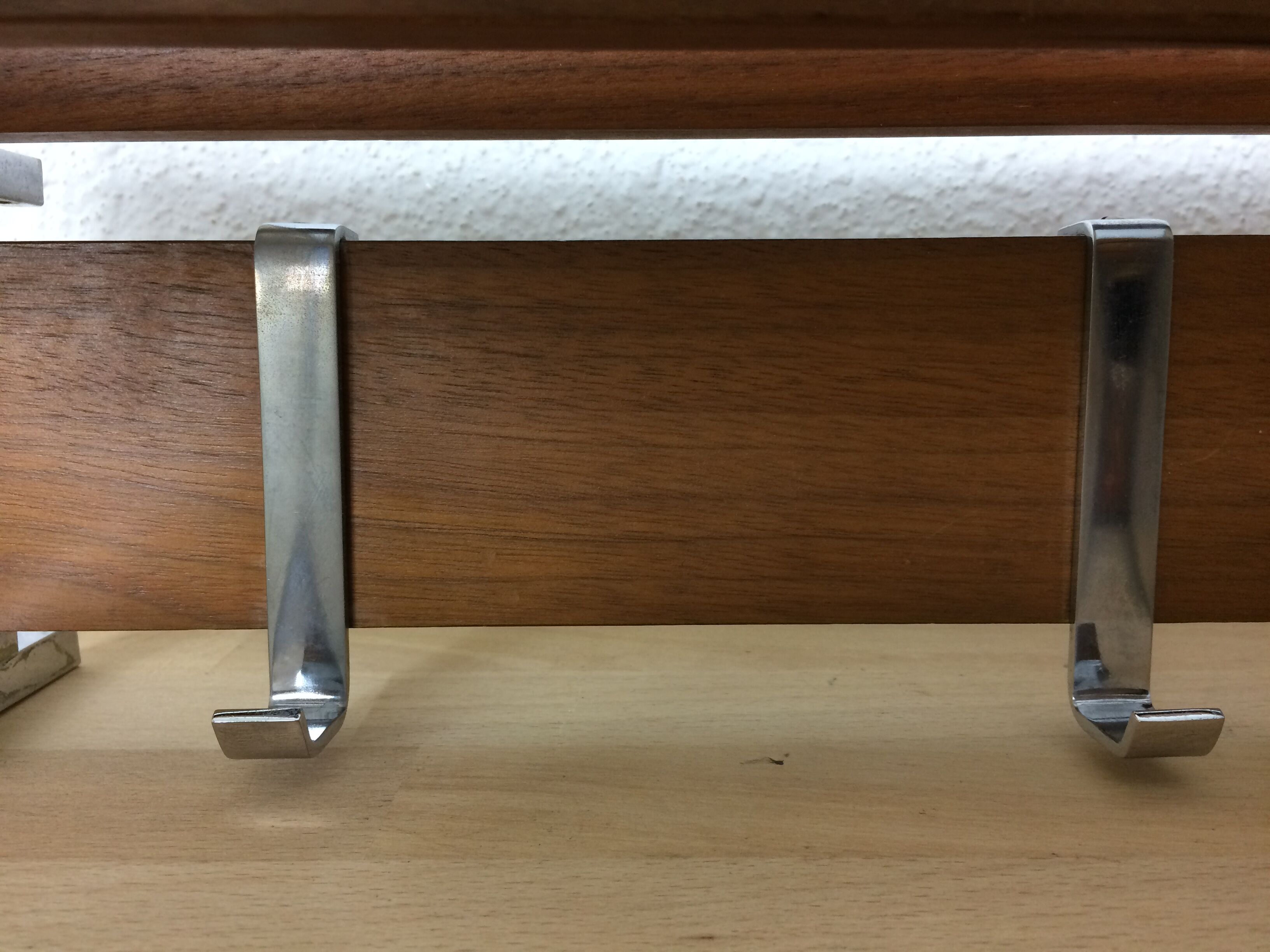 Modernist 5-hooked wall coat holder