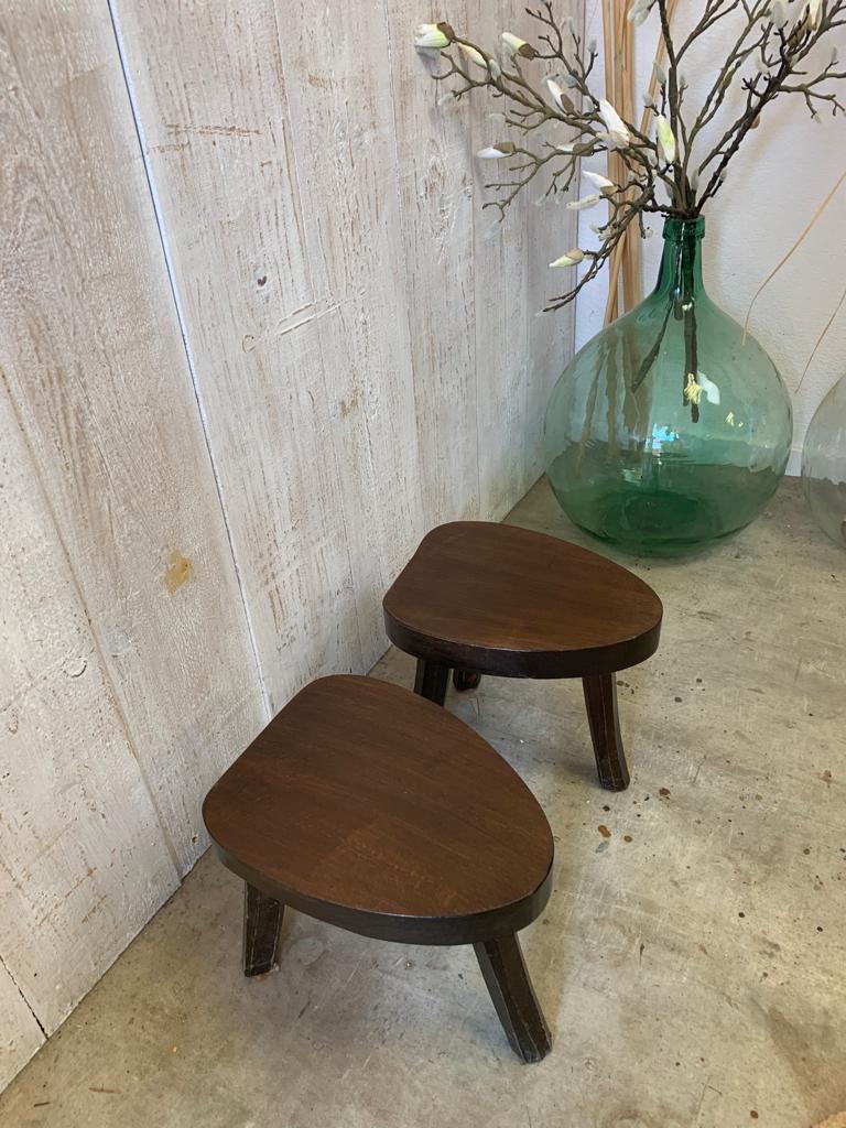 Pair of rustic stools
