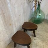Pair of rustic stools