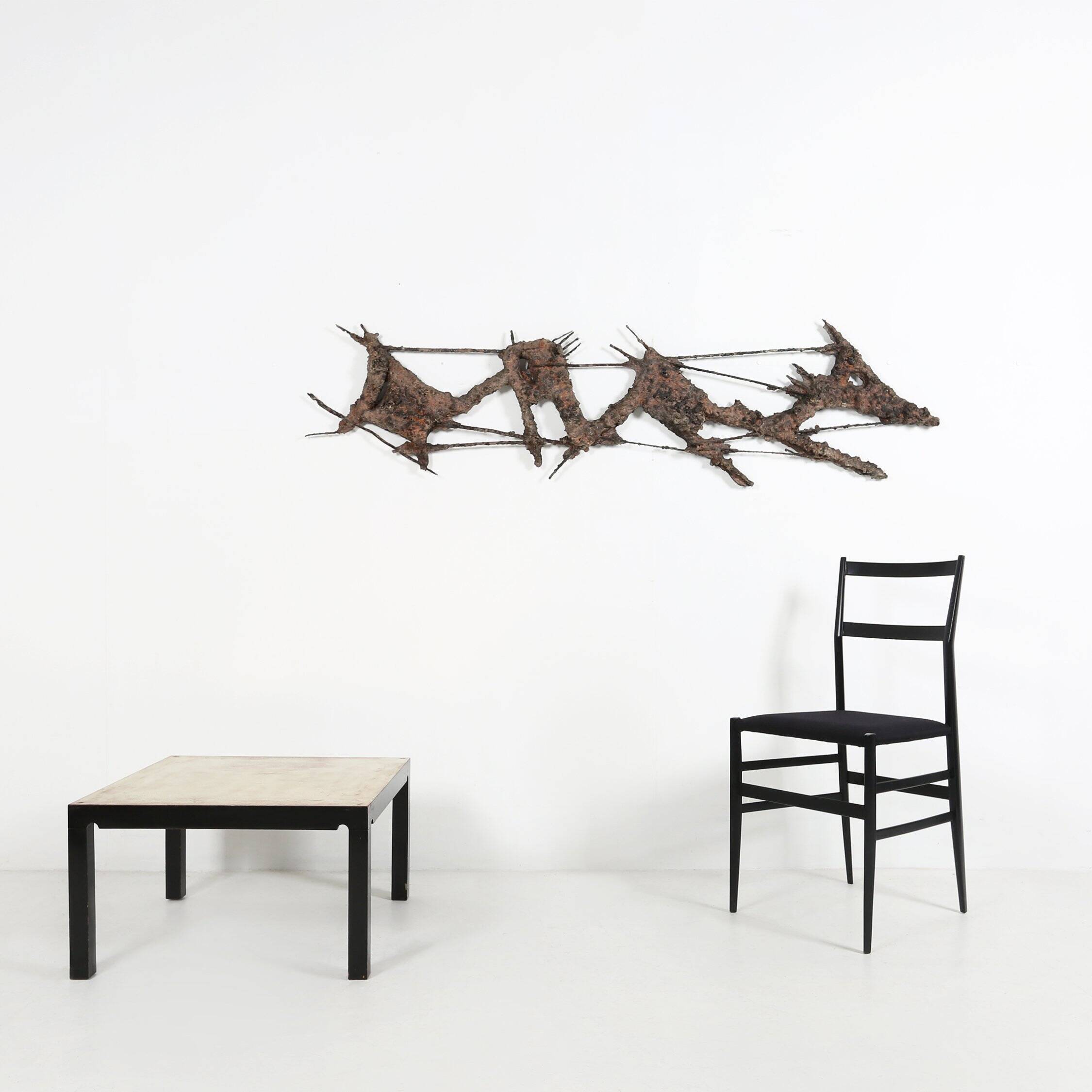 Mid-Century Wall Sculpture by Pia Manu, Belgium 1960s