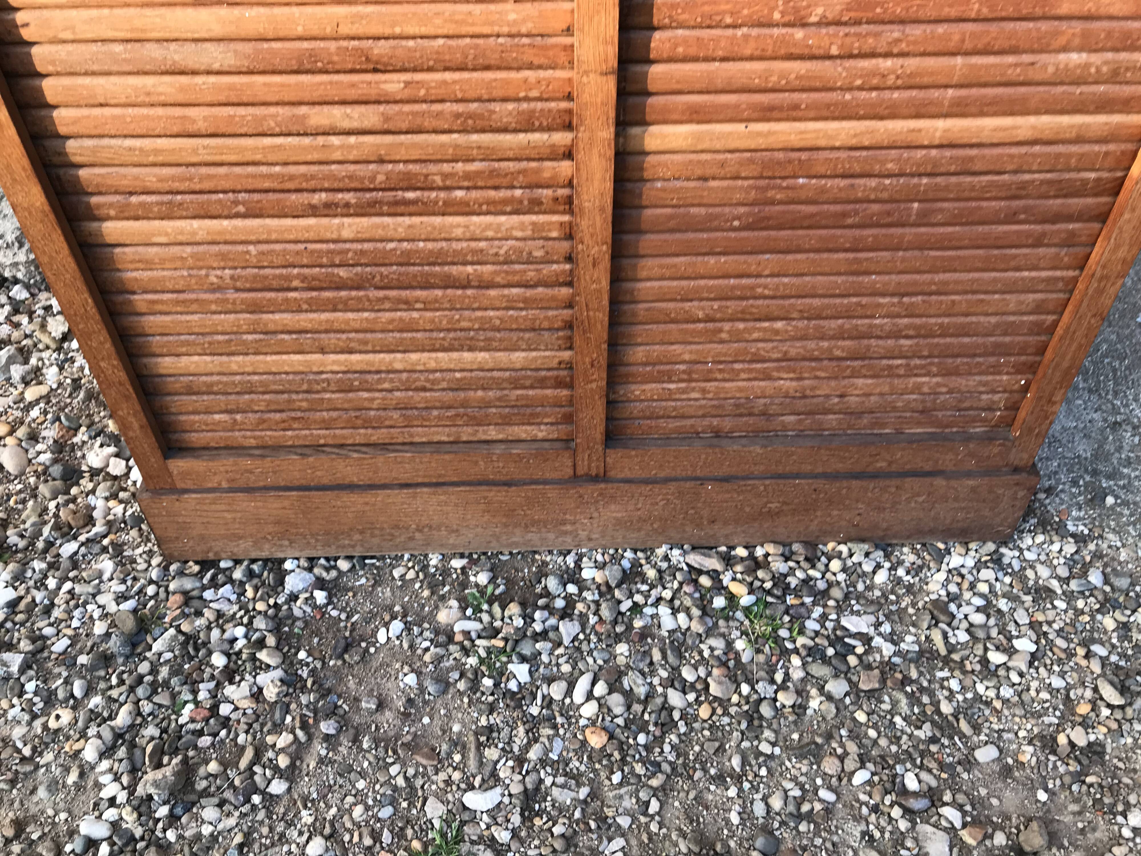 Wooden filing cabinet
