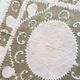 Vintage hand-embroidered tablecloth 137x142 cm