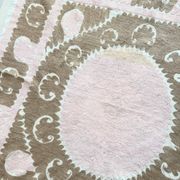 Vintage hand-embroidered tablecloth 137x142 cm
