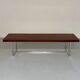 Ancienne et XXL table basse design italien année 70 placage palissandre