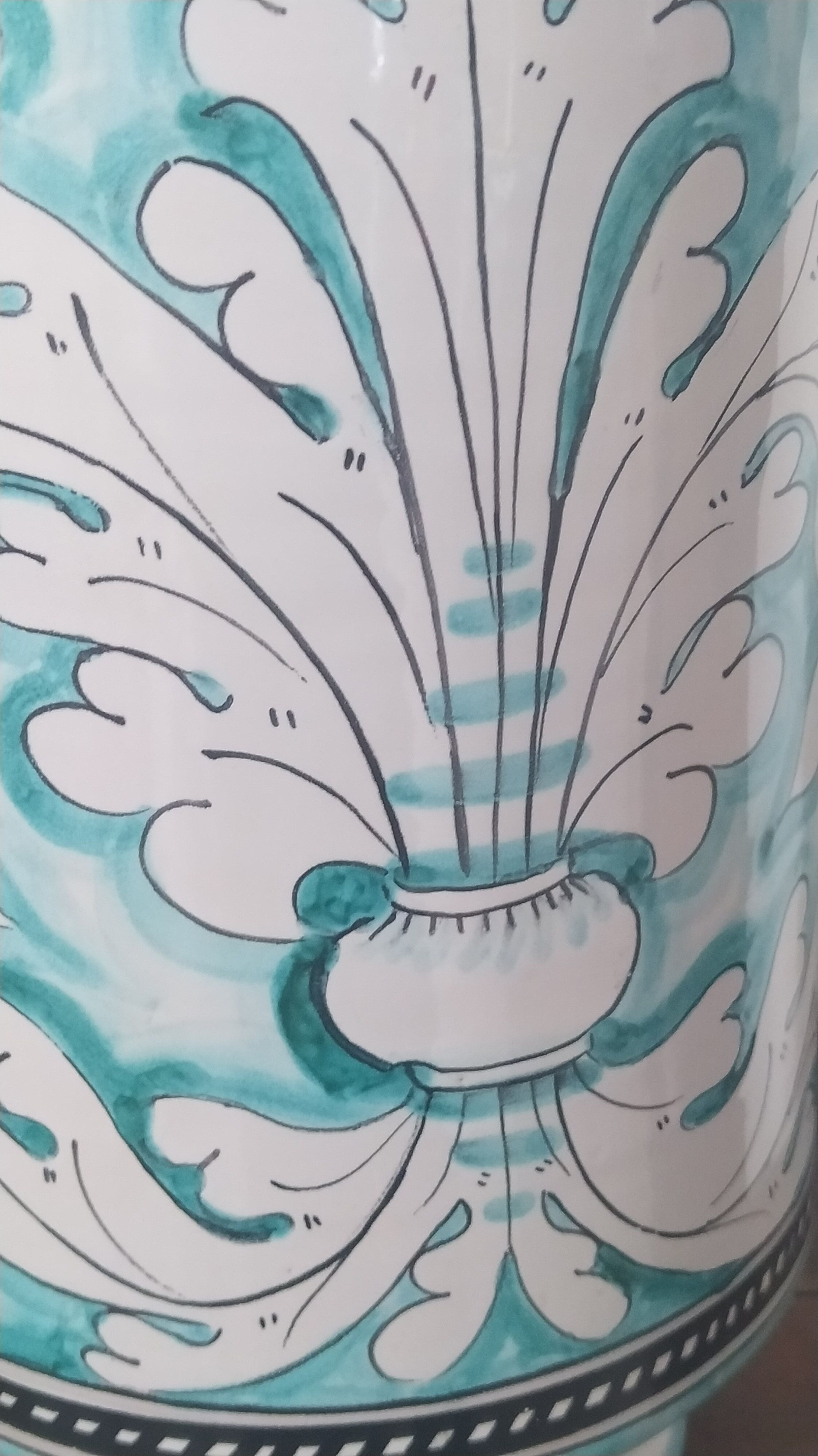 Ceramic vase Orvieto Fusari