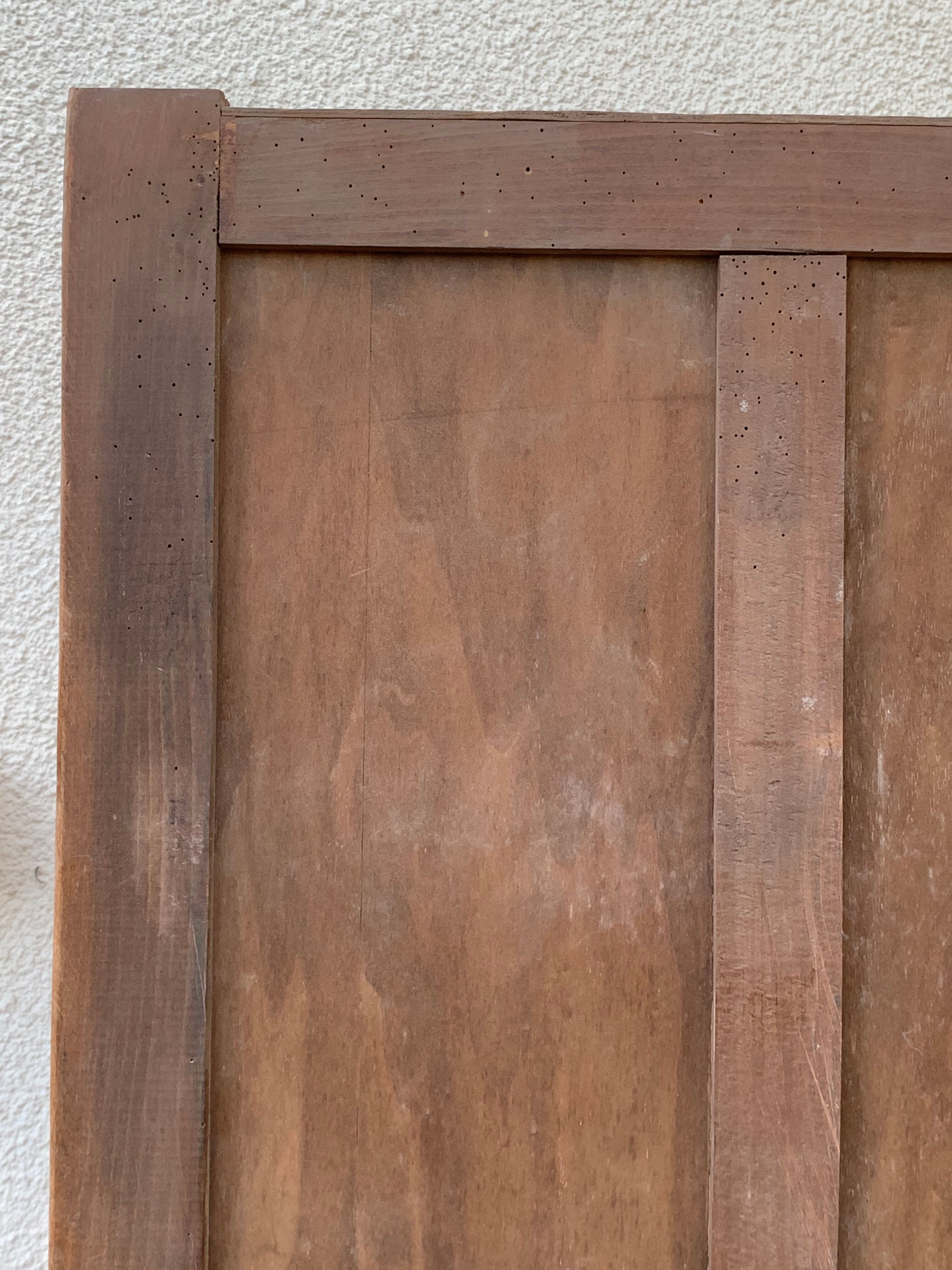 Parisian wardrobe art deco wood brut