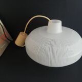 Danish modern mid-century 1950s glass ceiling lamp