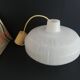 Danish modern mid-century 1950s glass ceiling lamp