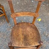 1 pair of Luterma wooden chairs