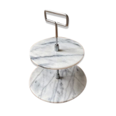 Old service tray 2 floors marble