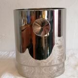 Design champagne bucket. chrome-plated steel
