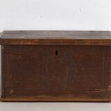 Antique solid wood trunk dated 1836 #13