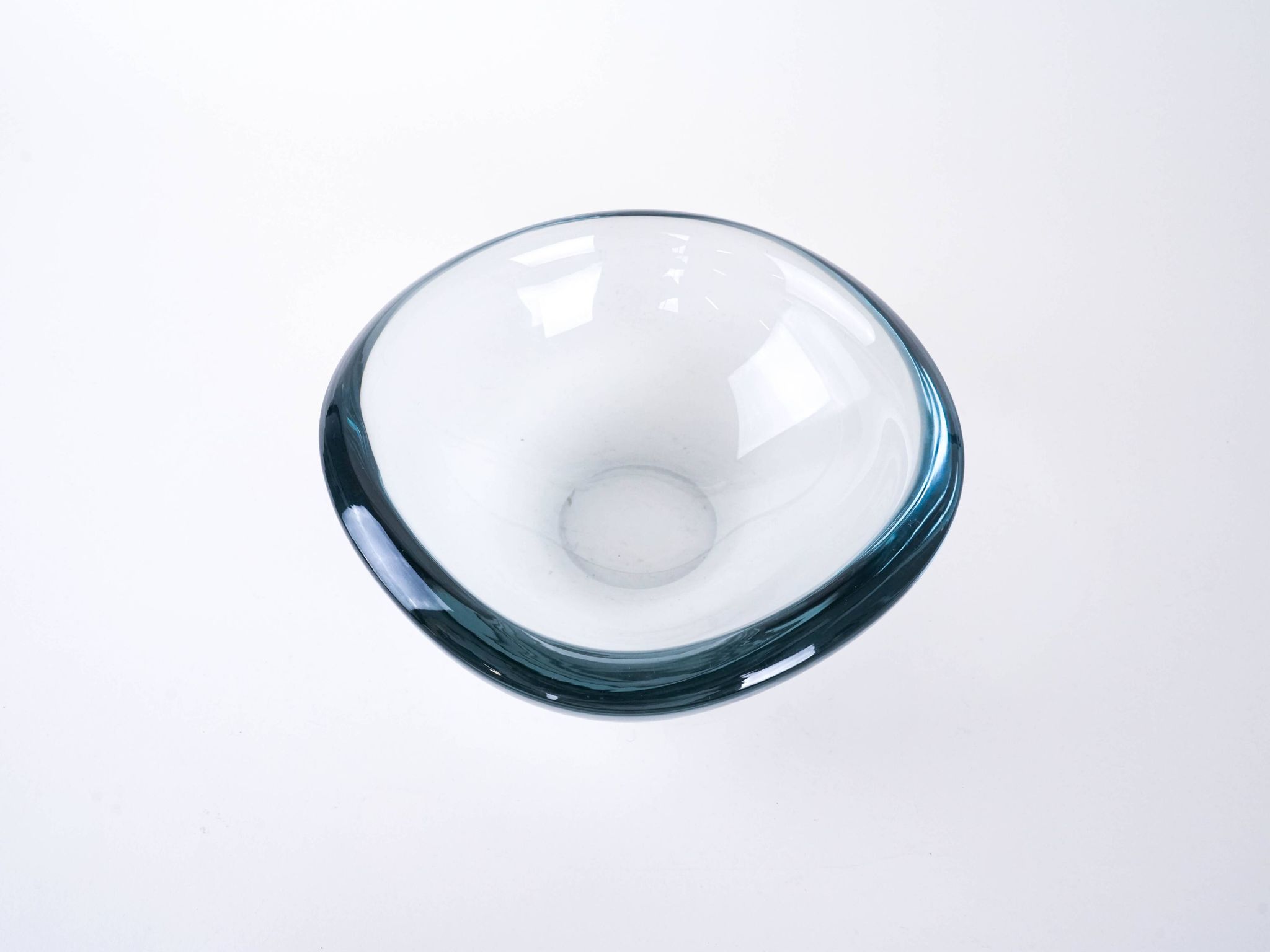 Bol en verre, design danois, années 1960, fabriqué par Holmegaard
