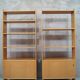 Scandinavian oak modular wall unit, 1960s