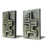 Pair of mid century bookends