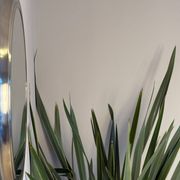 Round metal mirror, Italy 1970s