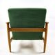 Fauteuil vert par Edmund Homa, années 1970