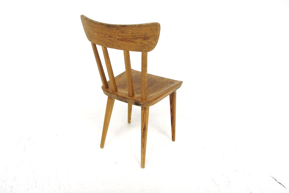 Set of 4 Scandinavian "Sportstugemöbler" chairs, Göran Malmvall, Sweden, 1950