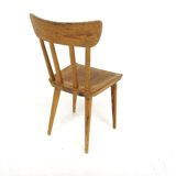 Set of 4 Scandinavian "Sportstugemöbler" chairs, Göran Malmvall, Sweden, 1950