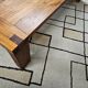 Vintage solid wood mortise and tenon coffee table
