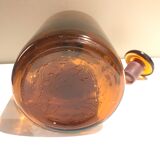 Brown glass laboratory bottle