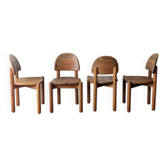 Set of 4 chairs by Rainer Daumiller from the 70s/80s.