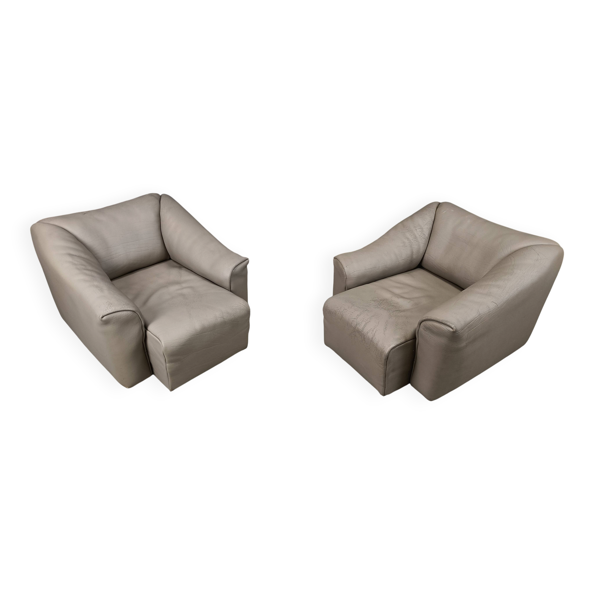Pair of DS47 armchairs, 1970s