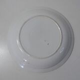 Plate  model lotus, terre de fer