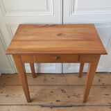 Solid oak table 1 drawer