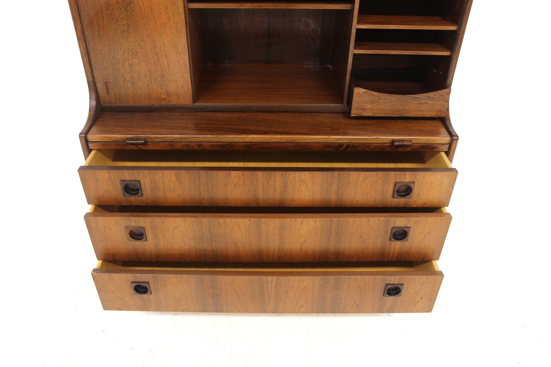 Secrétaire scandinave en palissandre, Albert Hansen Møbelfabrik, Danemark, 1960