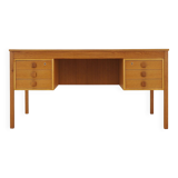 Ash desk, Danish design, 1970s, manufacturer: Domino Møbler