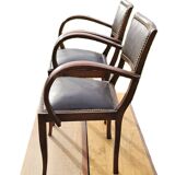 Pair of Art Deco Bridges Armchairs