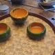 Small handmade bamboo tray from Cambodia