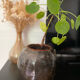 Sejnane brown vase varnished