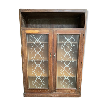 Solid oak bookcase 1940/1950