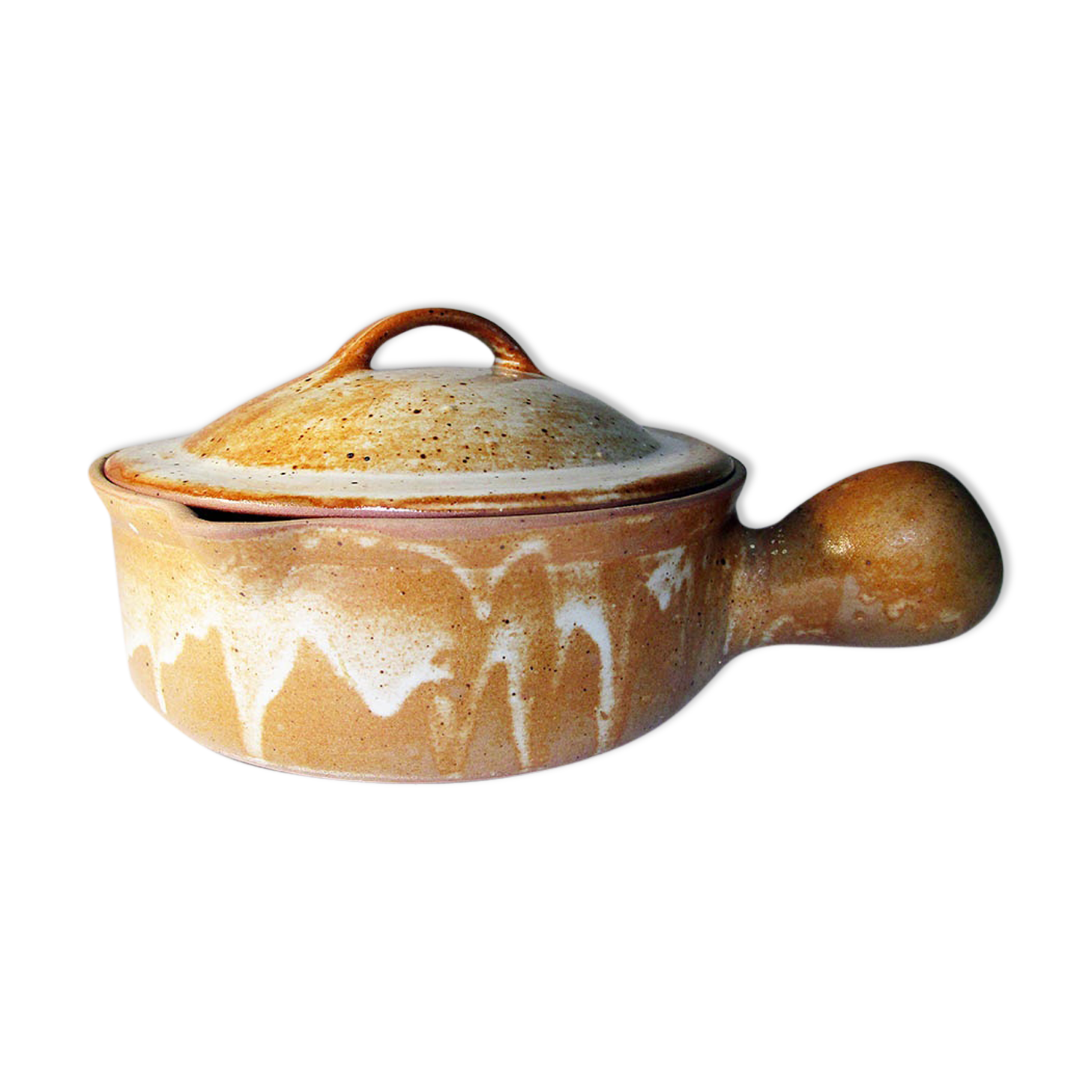 Sandstone pan with lid
