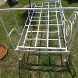Adult wrought iron bed