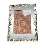 Vintage beveled mirror frame