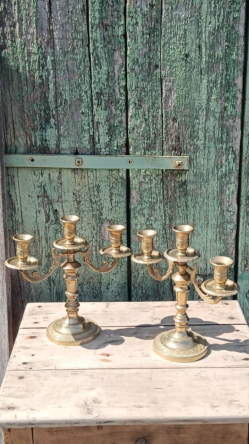 Pair of Italian candlesticks