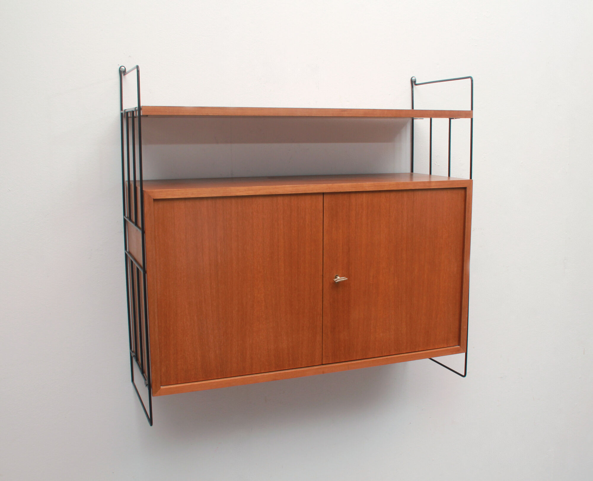 1960s wall unit in walnut, WHB Germany