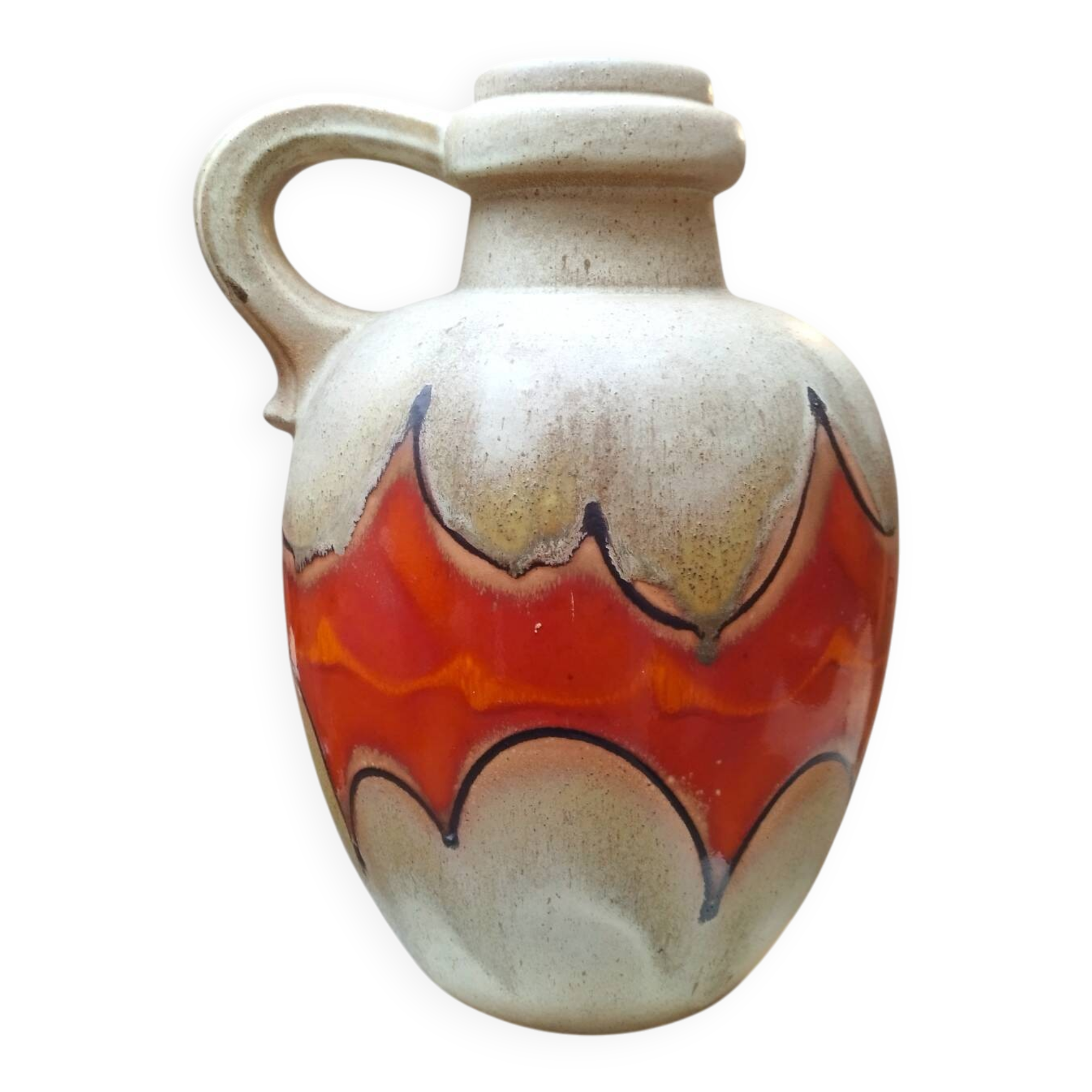 Large Fat Lava ceramic Scheurich