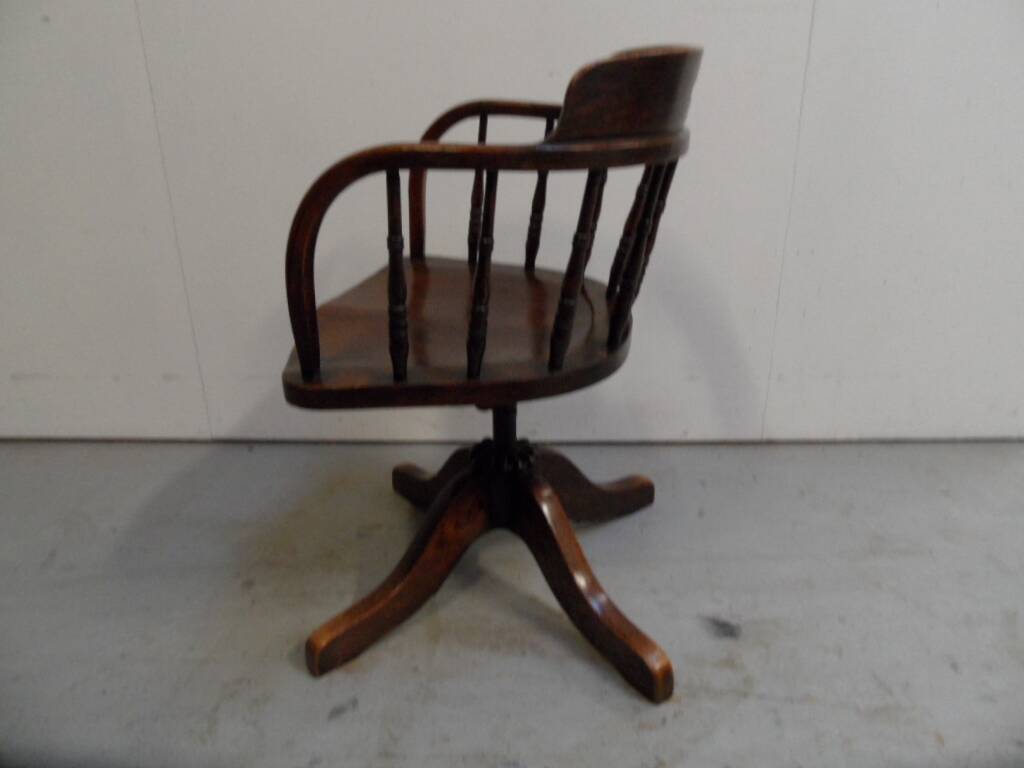Antique swivel office chair