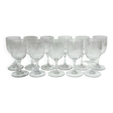 Baccarat – 11 glasses of white wine Nancy