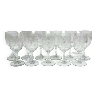 Baccarat – 11 glasses of white wine Nancy