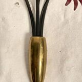 Paire d'appliques fleurs vers 1950
