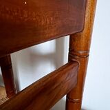 Paire de chaises bois
