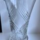 Molded glass vase art deco style made in France