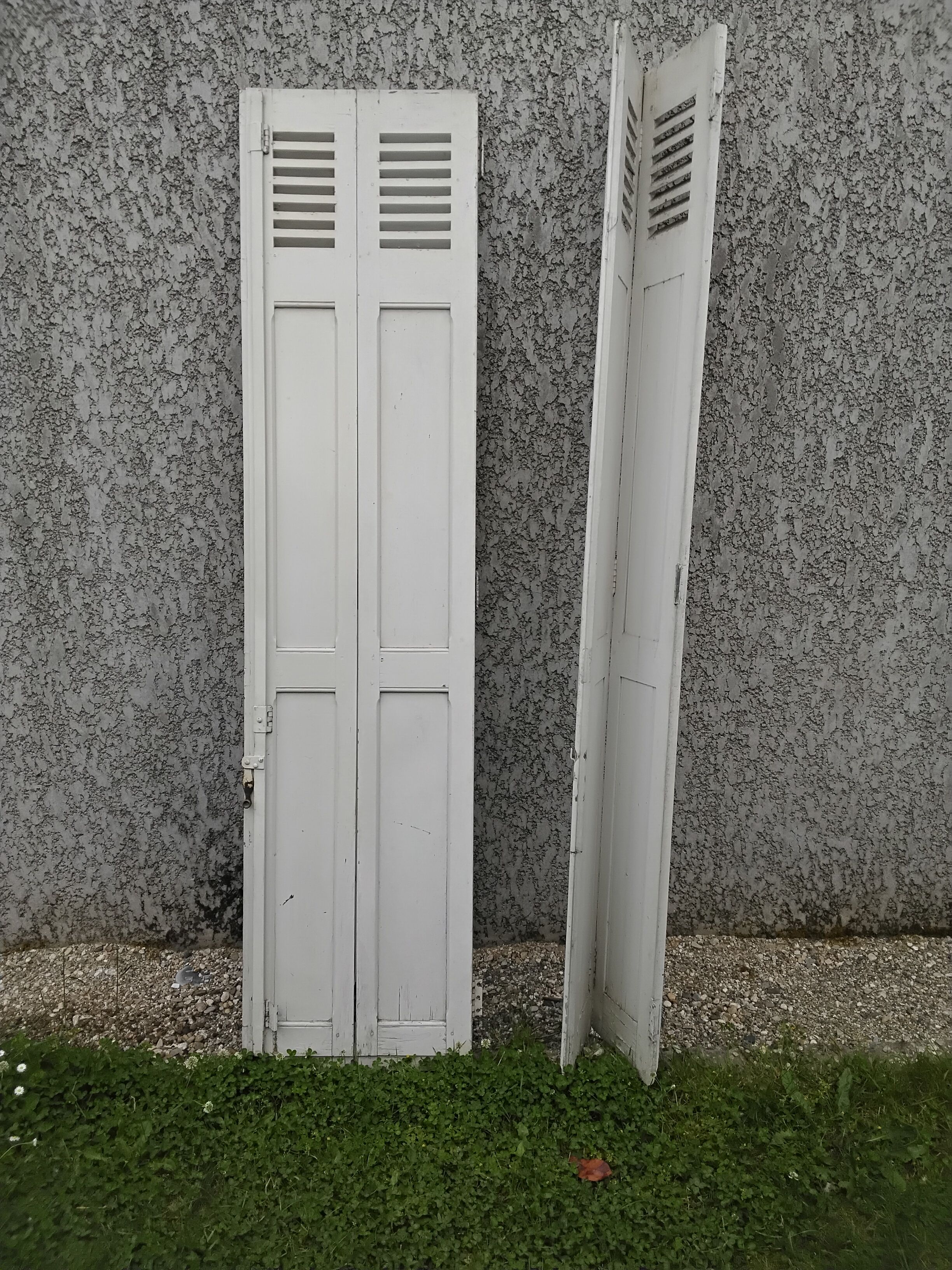Pair of old shutters/blinds