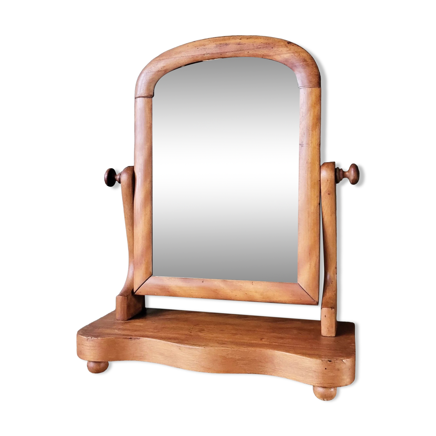 Mahogany psyche mirror 50s